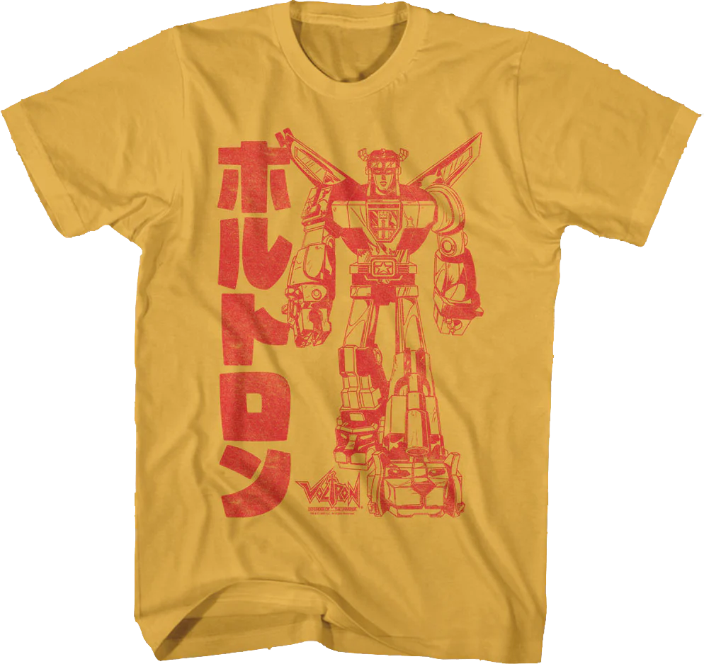 Japanese Text Voltron T-Shirt