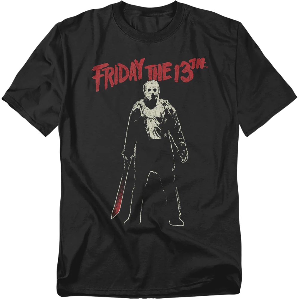 Jason Voorhees Machete Friday the 13th T-Shirt