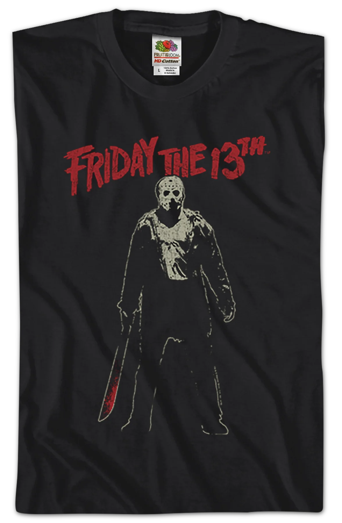 Jason Voorhees Machete Friday the 13th T-Shirt - Image 2