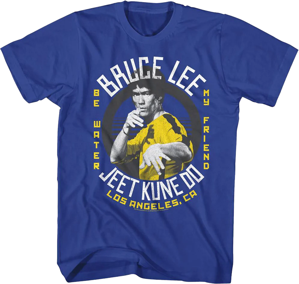 Jeet Kune Do Be Water My Friend Bruce Lee T-Shirt