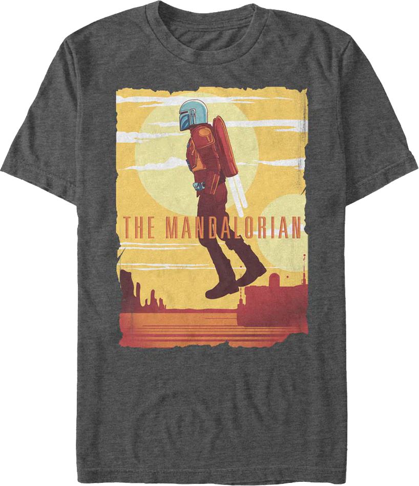 Jetpack The Mandalorian Star Wars T-Shirt