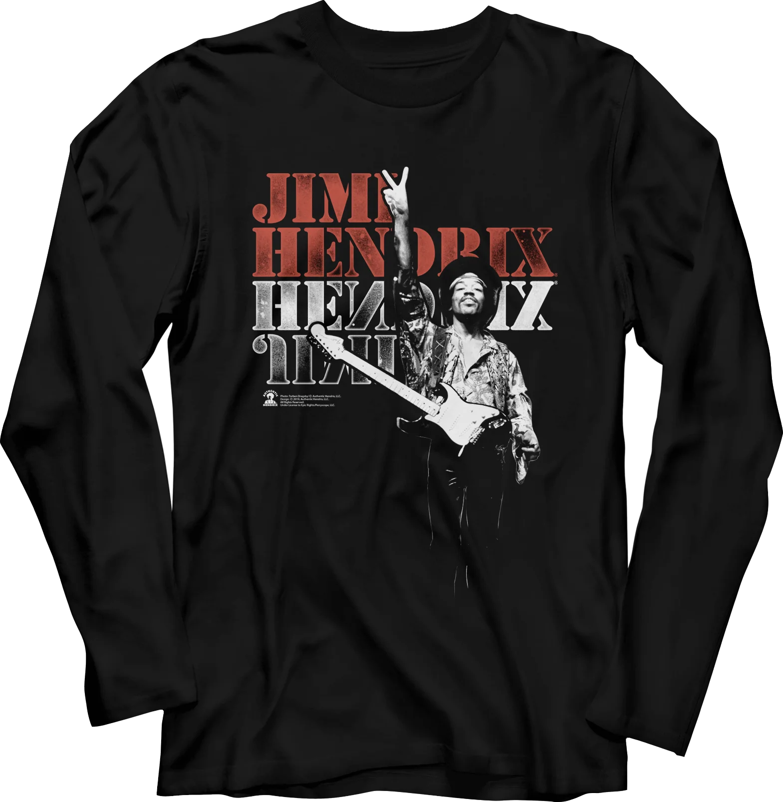 Jimi Hendrix Long Sleeve Shirt