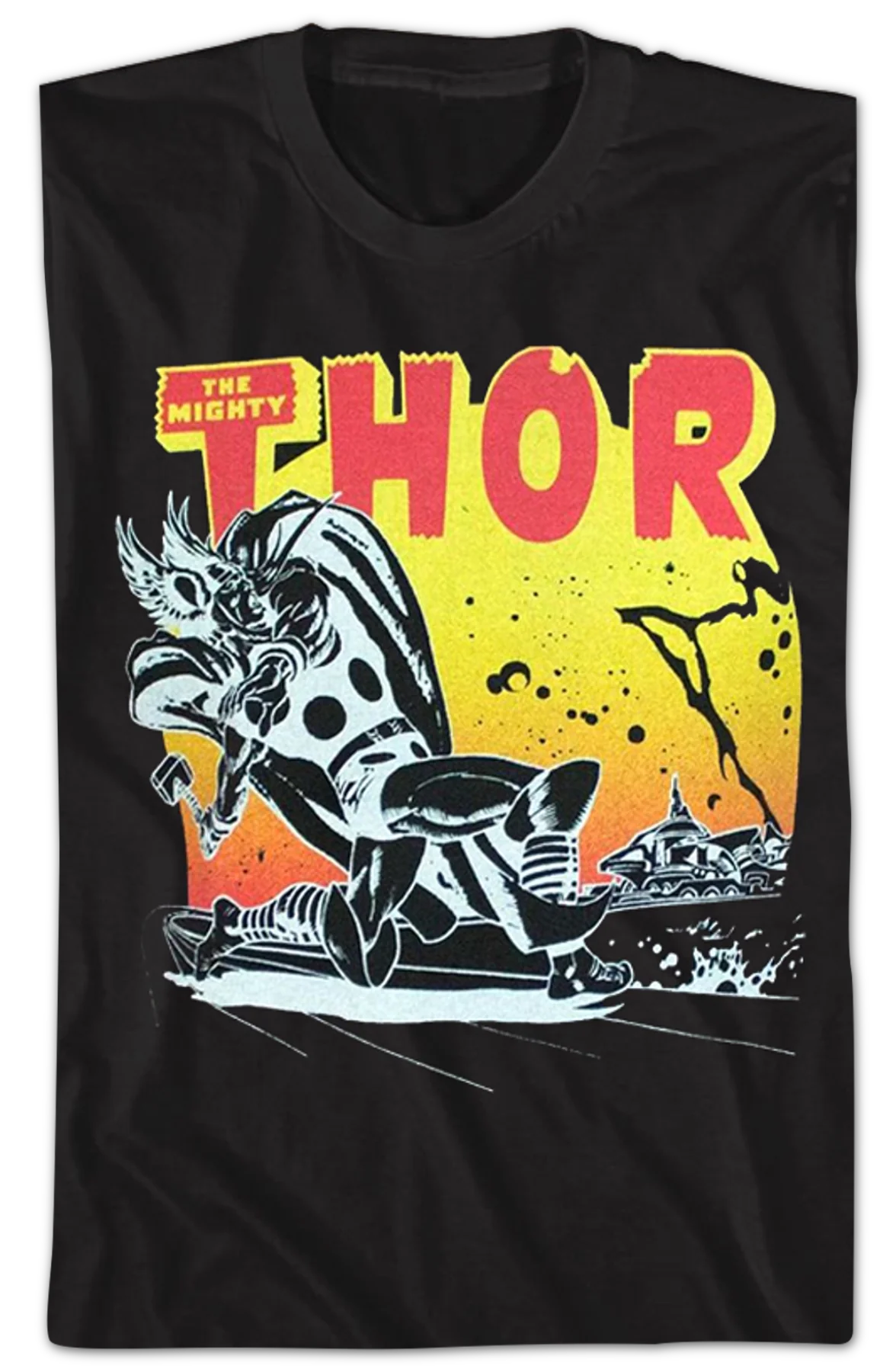 John Buscema Mighty Thor Marvel Comics T-Shirt - Image 2