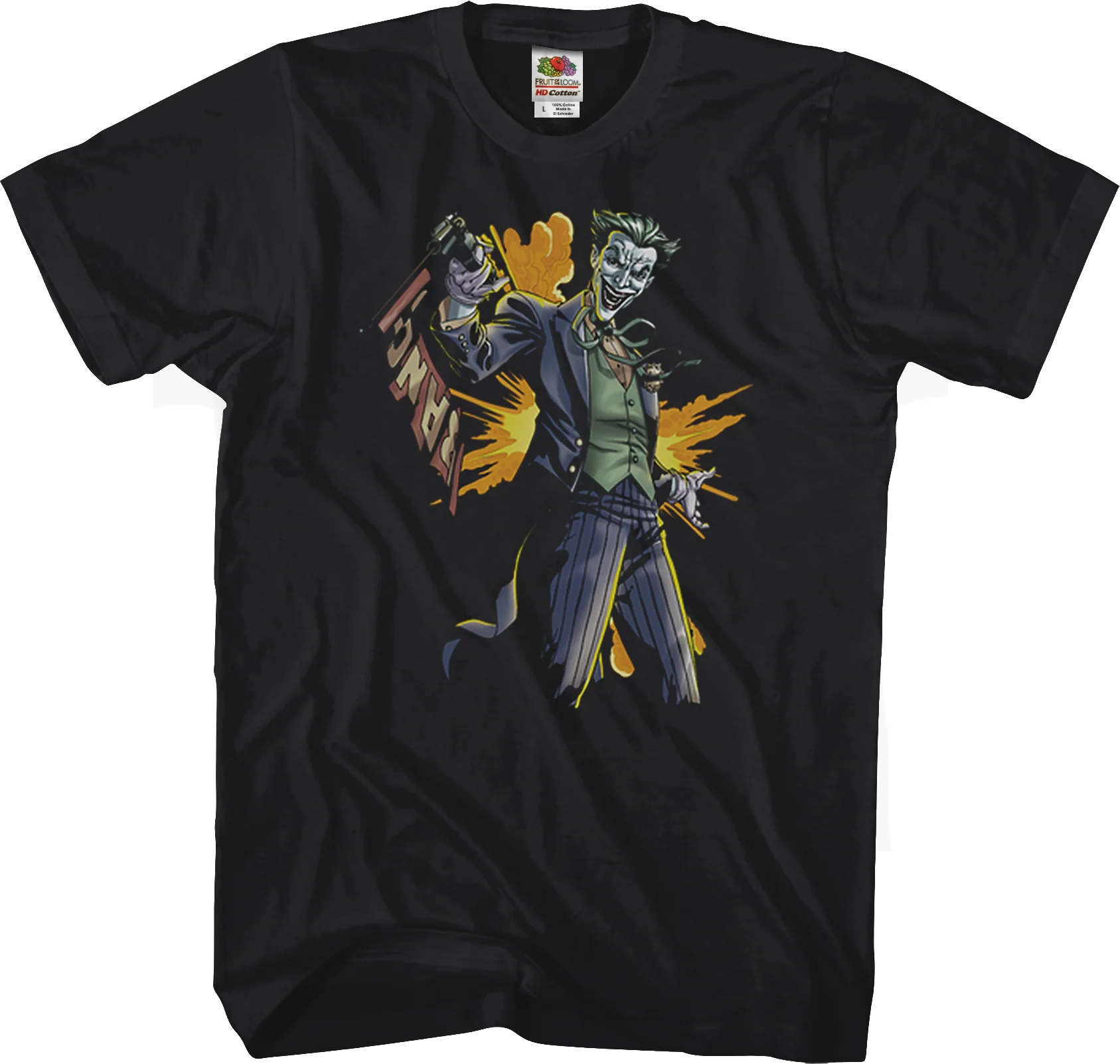 Joker Bang Gun Batman T-Shirt