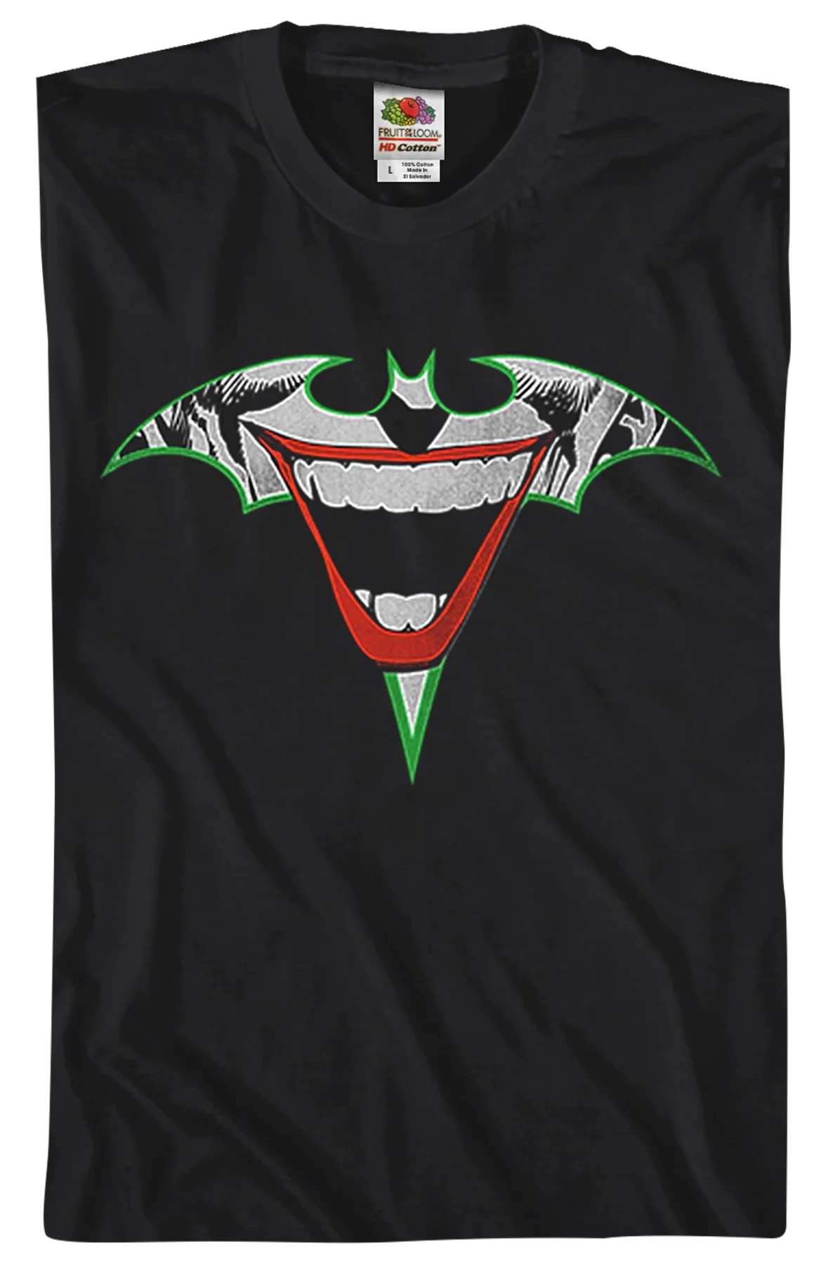 Joker Bat Symbol DC Comics T-Shirt - Image 2