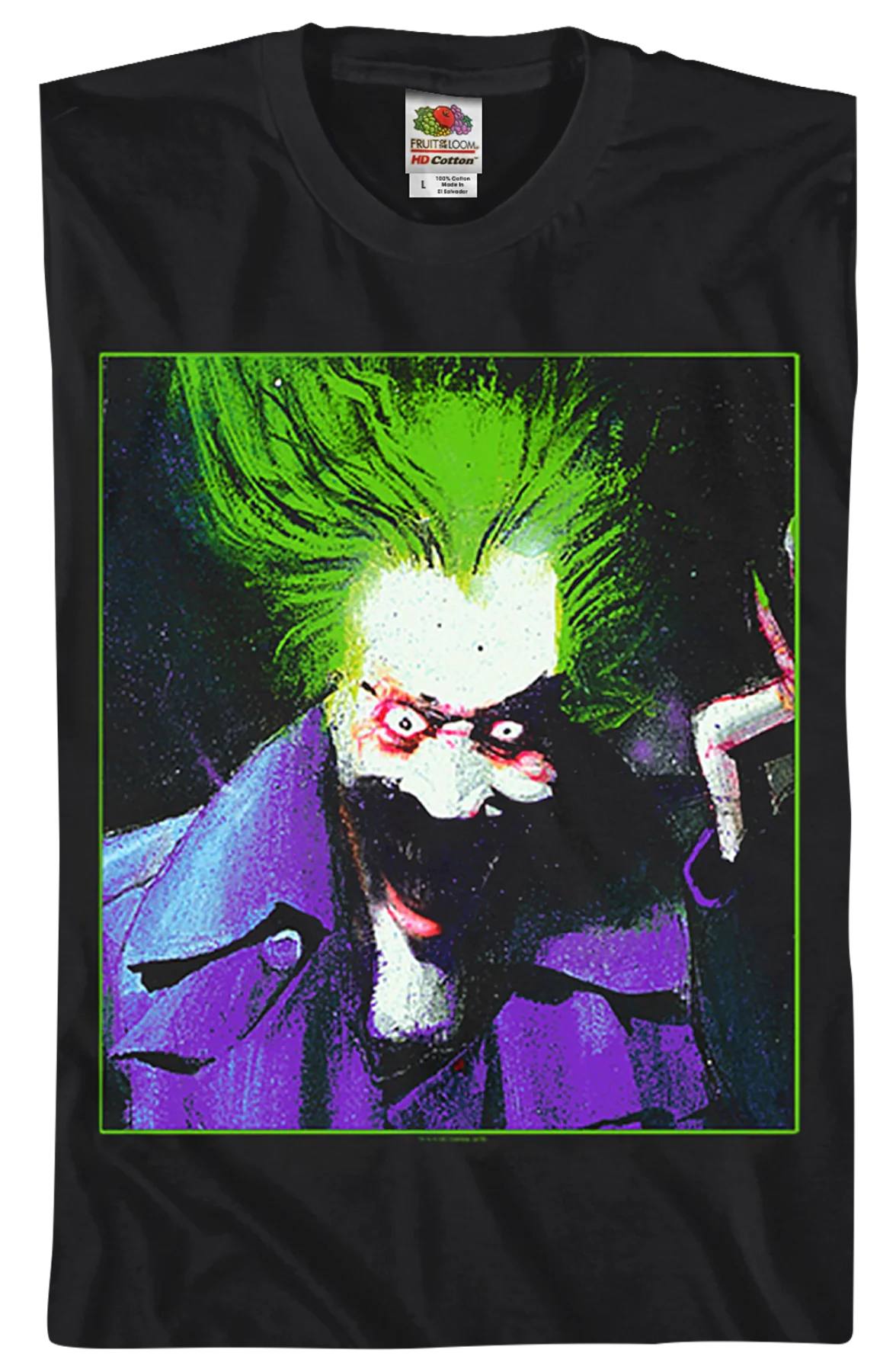 Joker Painting DC Comics T-Shirt - Image 2