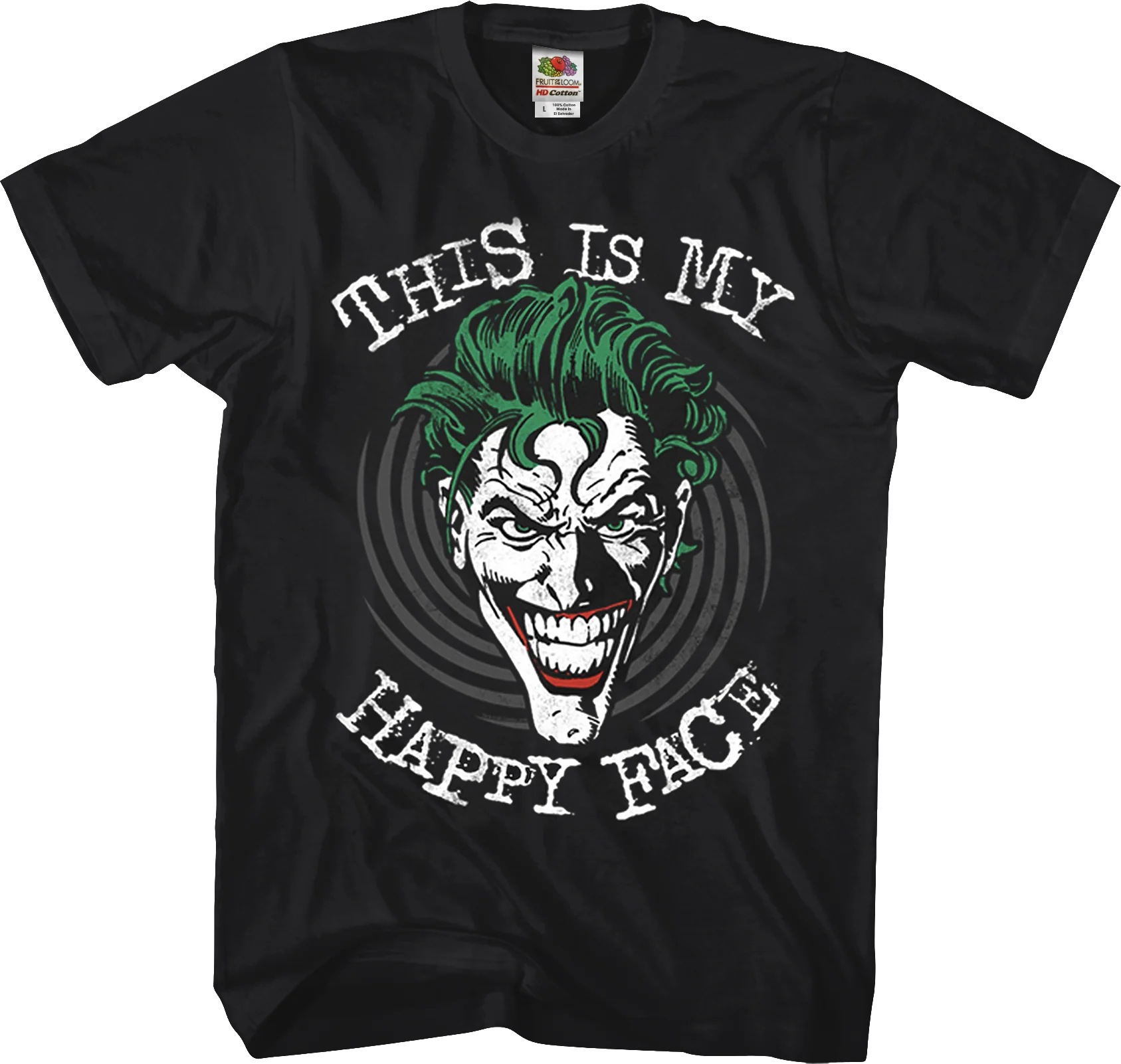 Joker This Is My Happy Face DC Comics T-Shirt