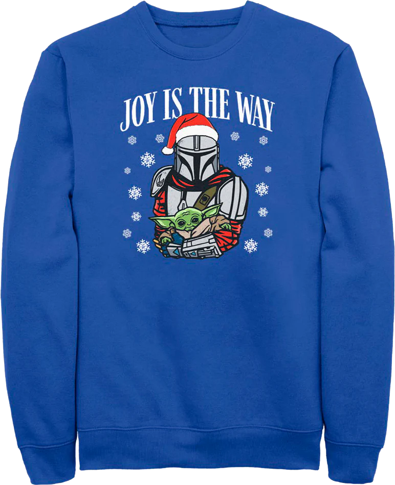 Joy Is The Way Mandalorian Star Wars Sweatshirt
