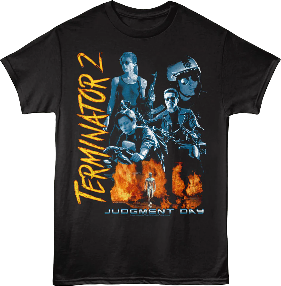 Judgment Day Collage Terminator 2 T-Shirt