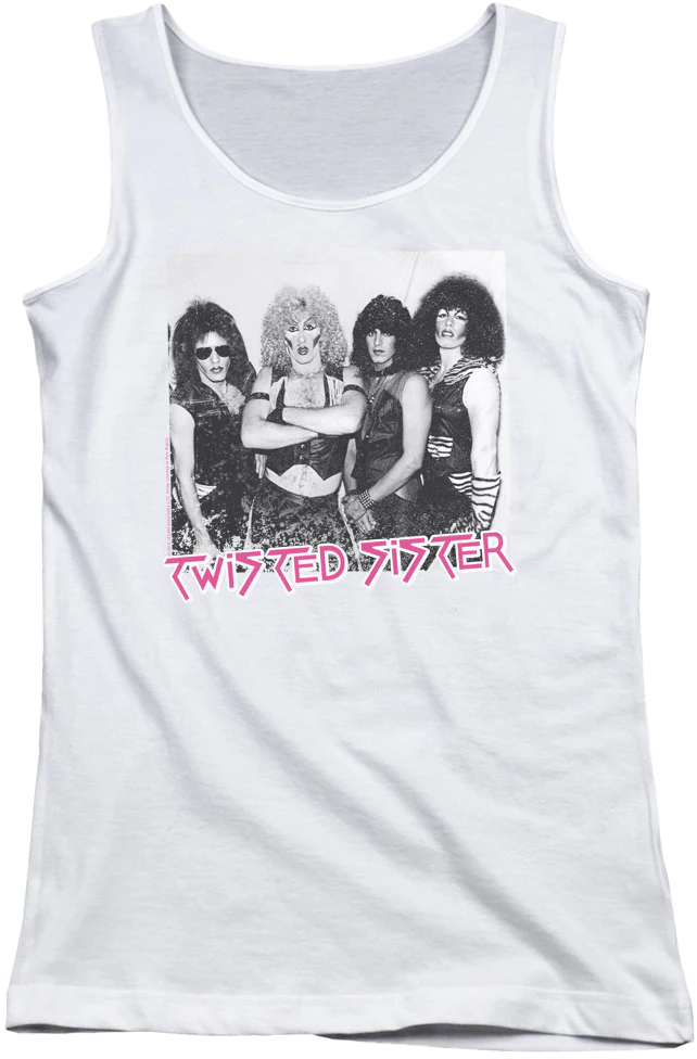 Junior Vintage Photograph Twisted Sister Tank Top