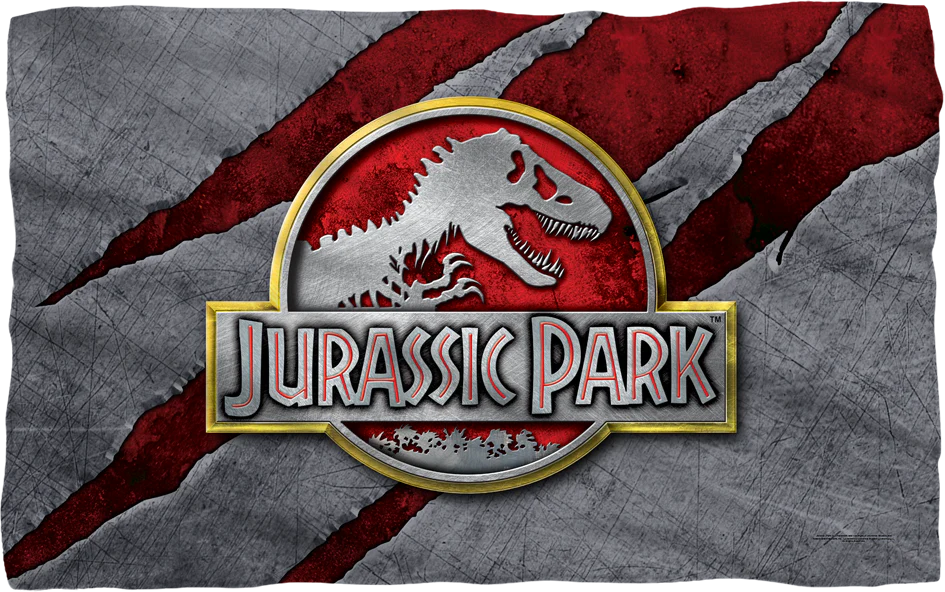Jurassic Park 36 x 58 Fleece Blanket