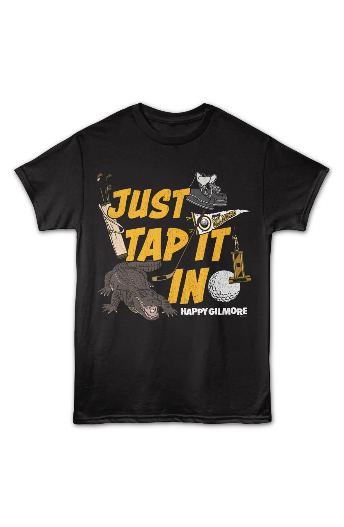 Just Tap It In Collage Happy Gilmore T-Shirt - Image 2