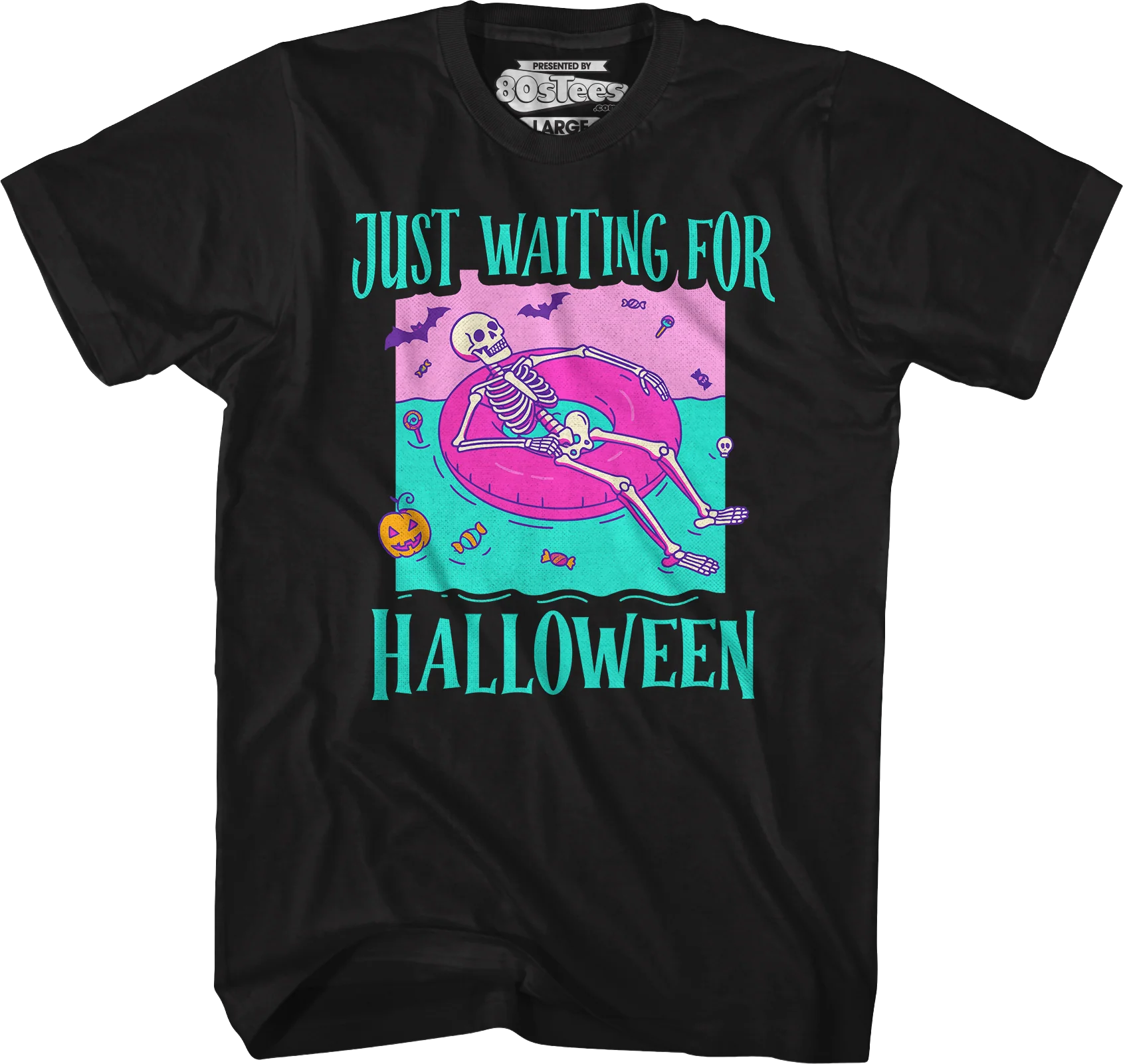 Just Waiting For Halloween T-Shirt - Image 4