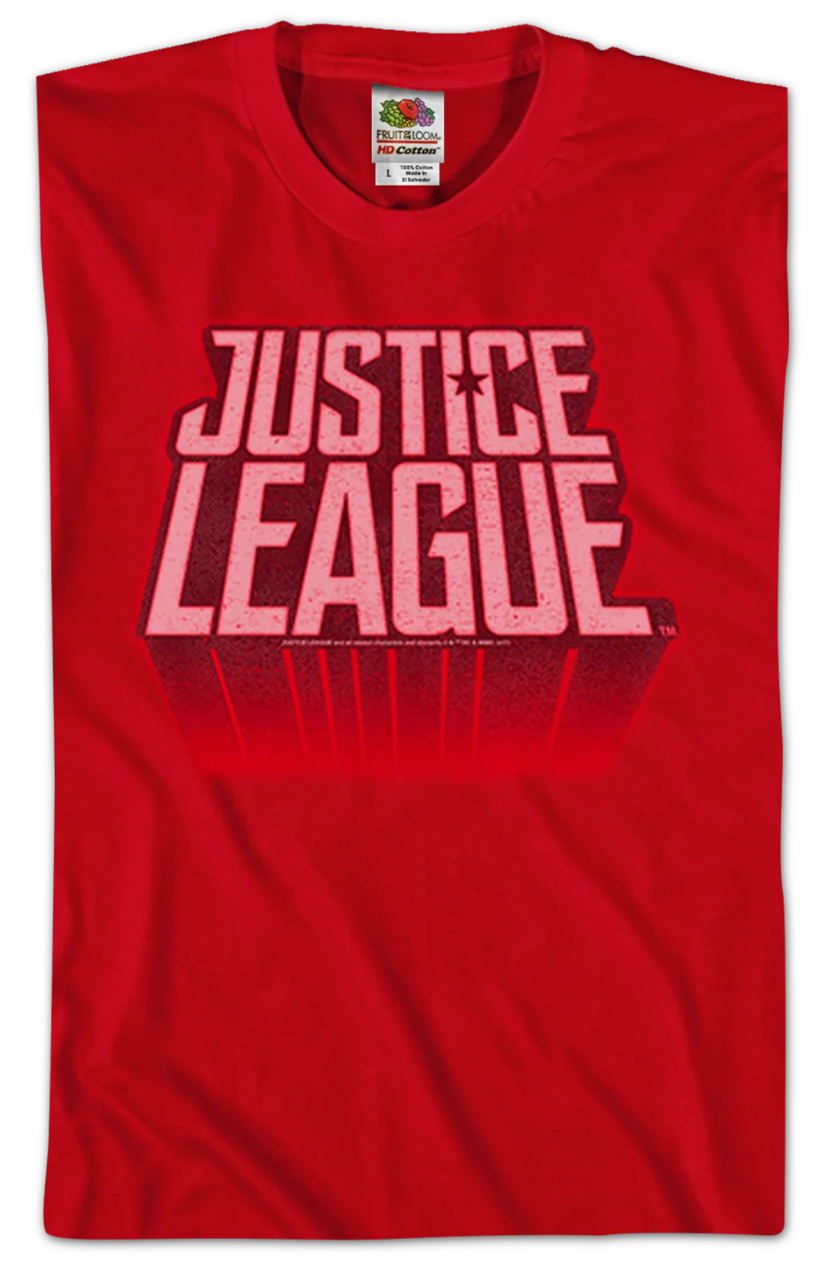 Justice League Vintage Logo DC Comics T-Shirt - Image 2