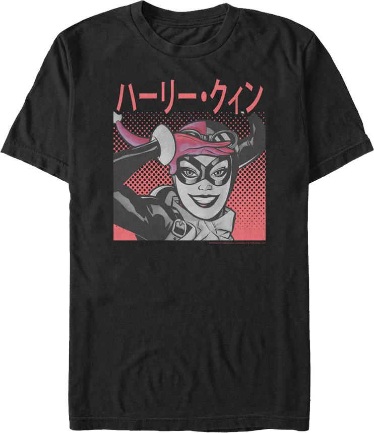 Kanji Harley Quinn DC Comics T-Shirt