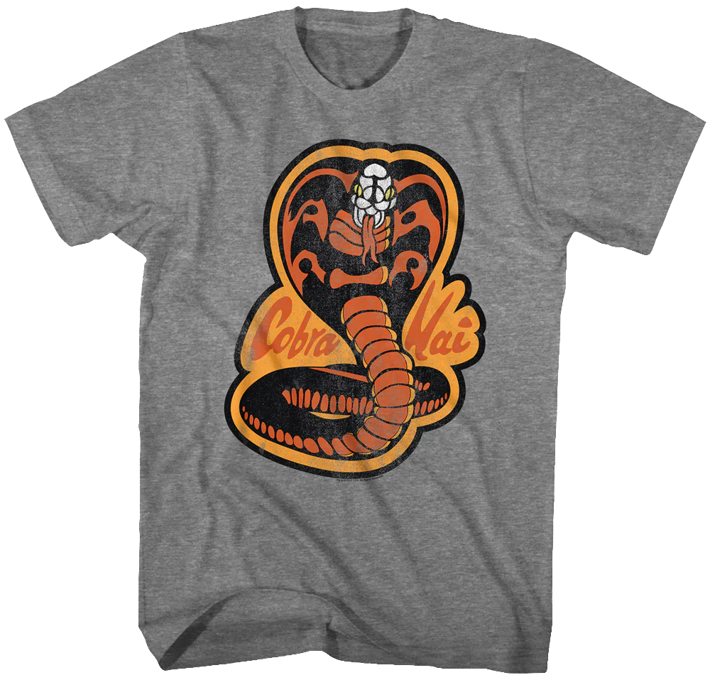 Karate Kid Distressed Cobra Kai Logo T-Shirt