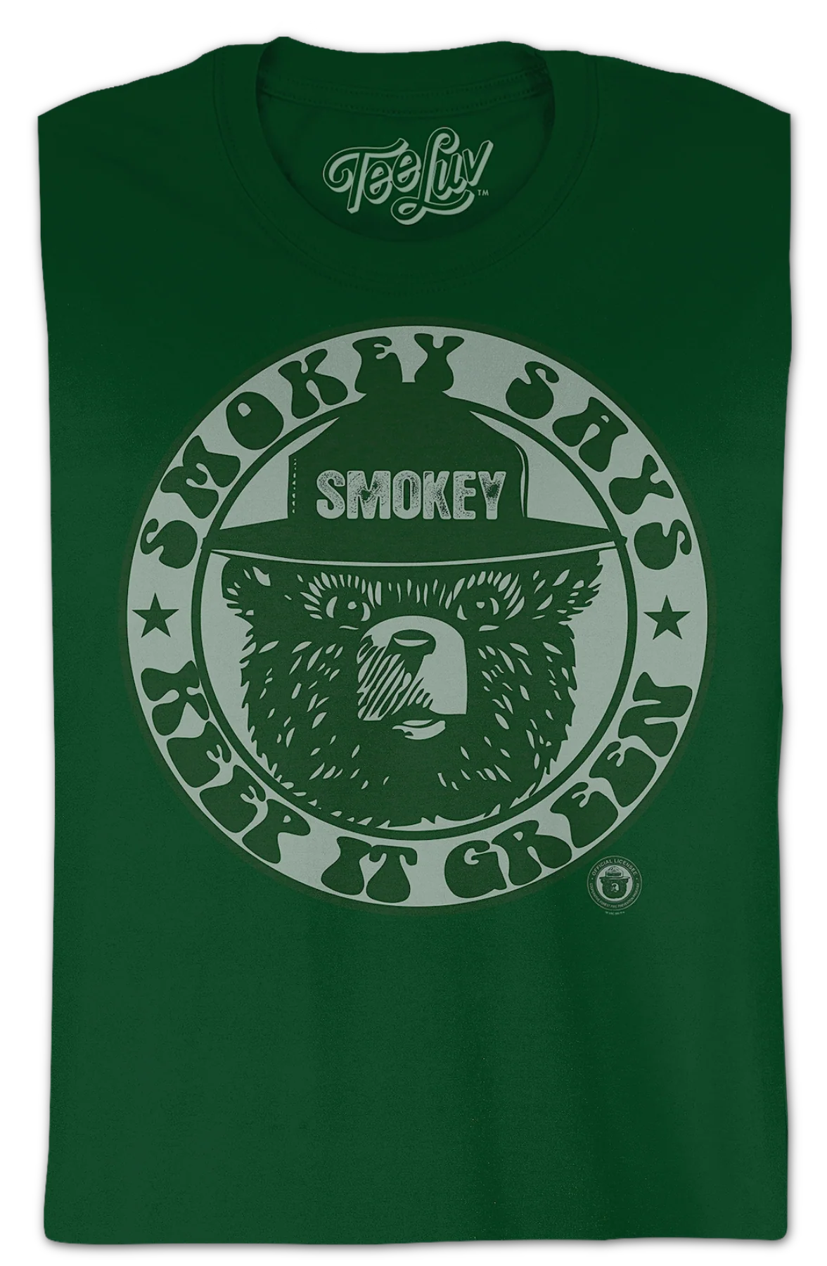 Keep It Green Smokey Bear Long Sleeve Shirt - Image 2