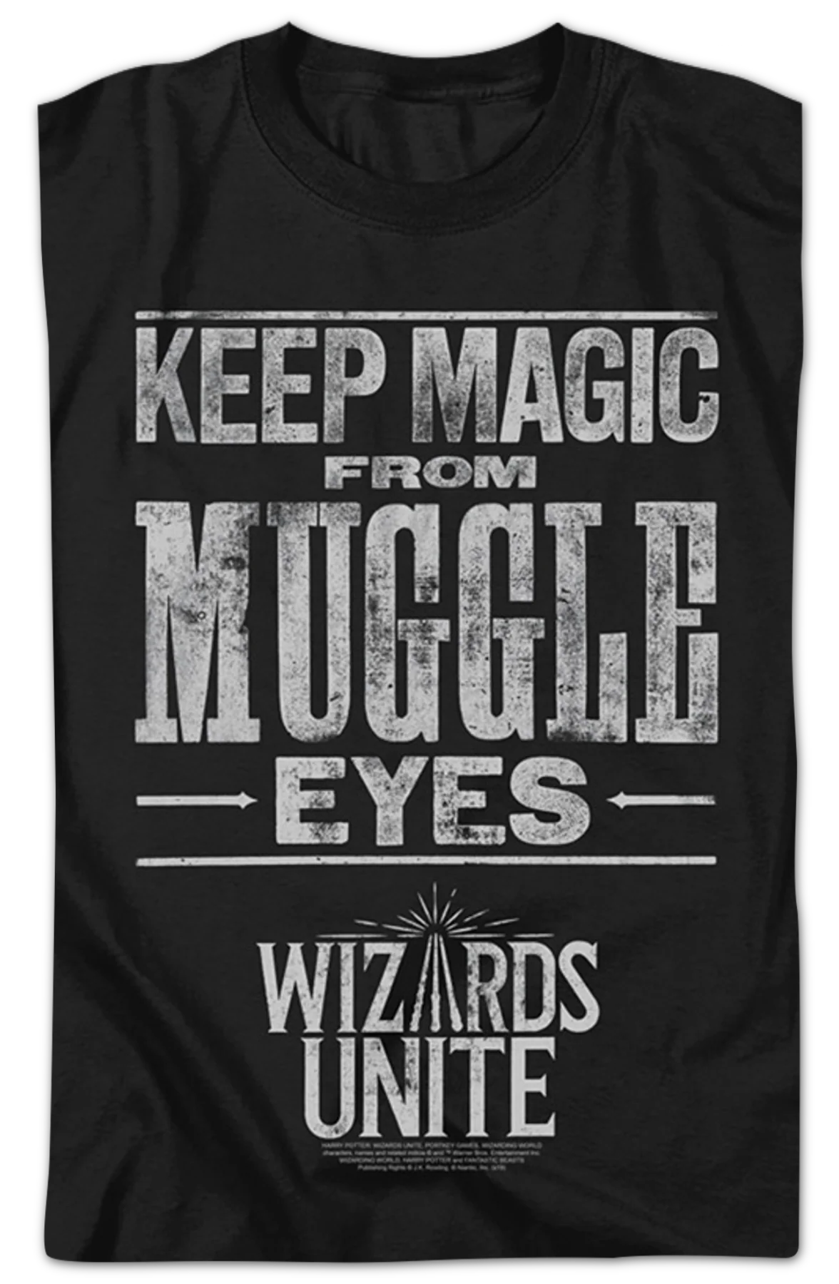 Keep Magic From Muggle Eyes Harry Potter T-Shirt - Image 2