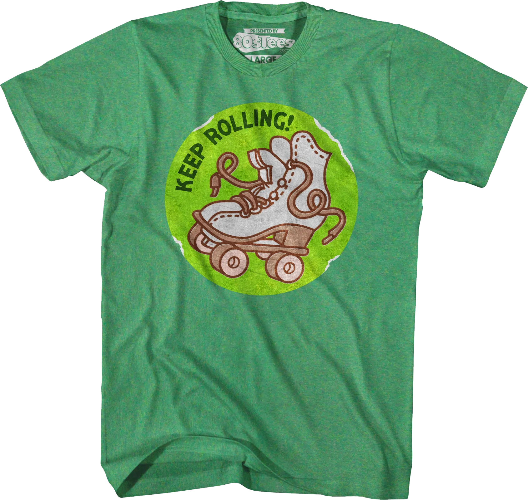 Keep Rolling Scratch & Sniff Sticker T-Shirt - Image 13