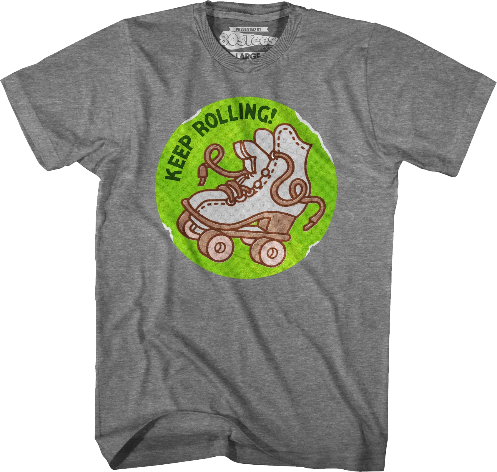 Keep Rolling Scratch & Sniff Sticker T-Shirt - Image 9