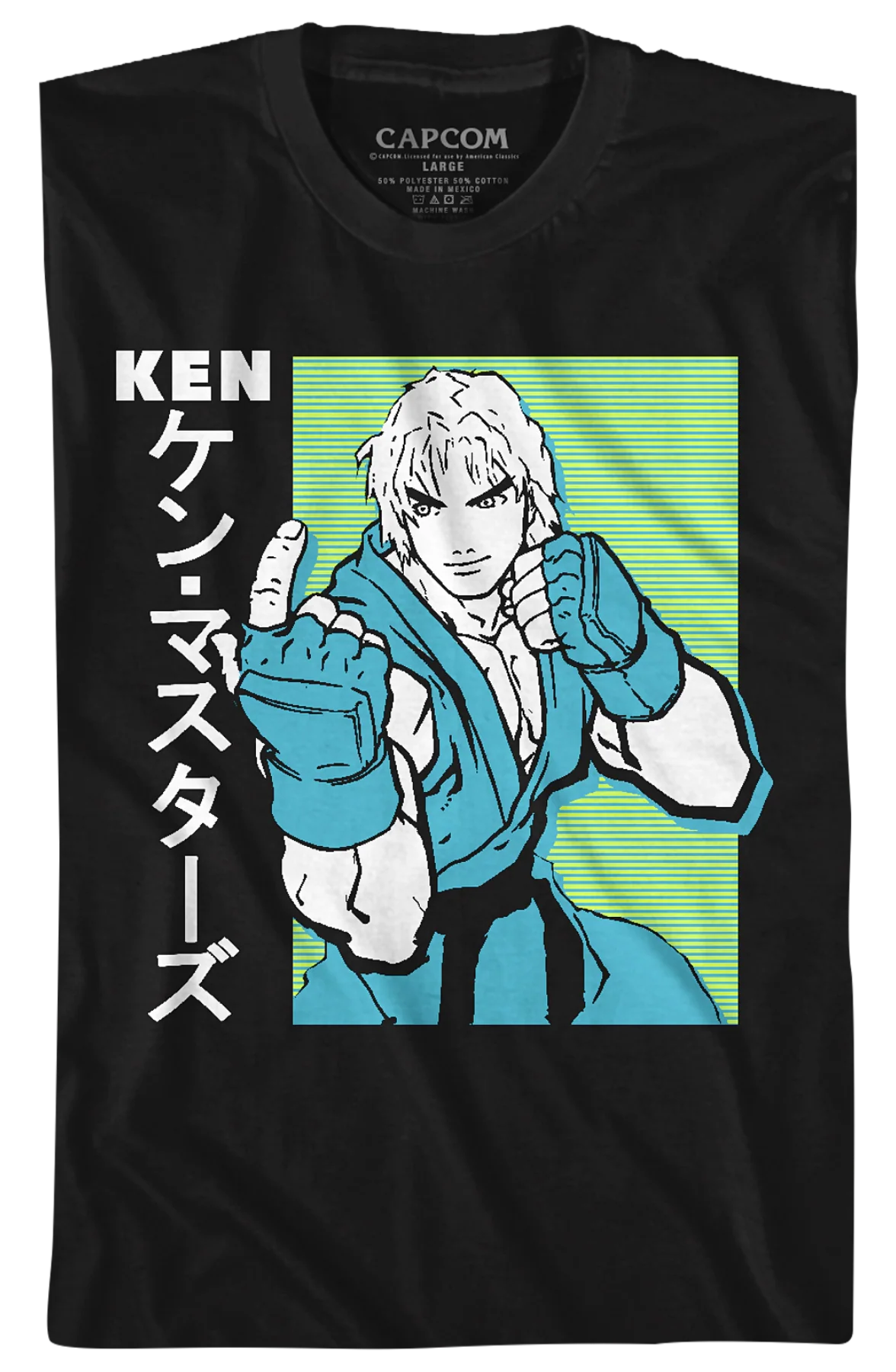 Ken Japanese Street Fighter T-Shirt - Image 2