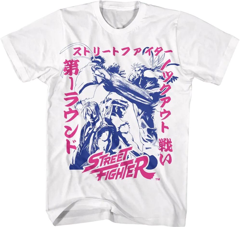Ken Masters vs Ryu Street Fighter T-Shirt