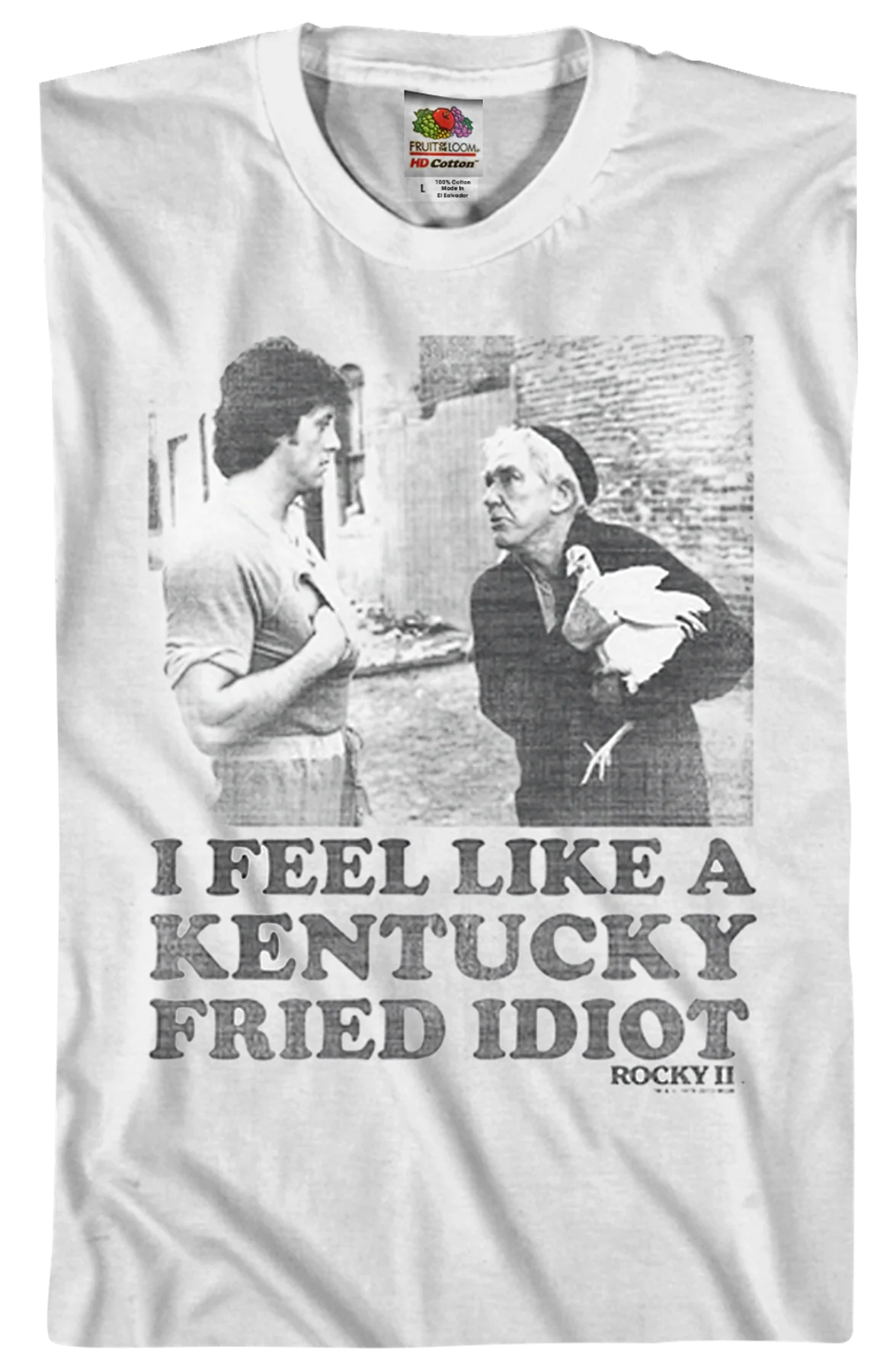 Kentucky Fried Idiot Rocky T-Shirt - Image 2
