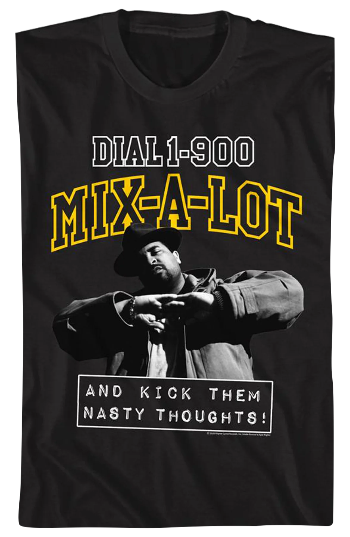Kick Them Nasty Thoughts Sir Mix-a-Lot Shirt - Image 2