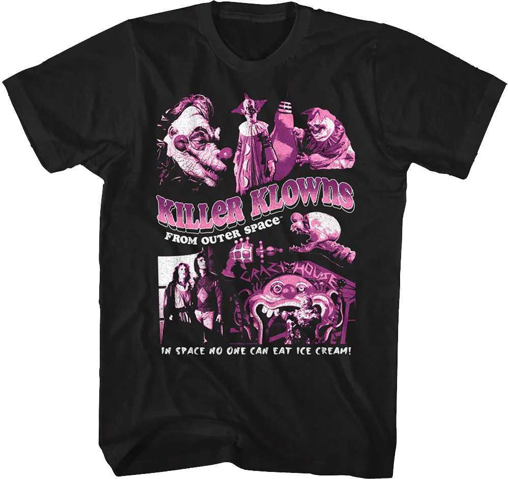 Killer Collage Killer Klowns From Outer Space T-Shirt