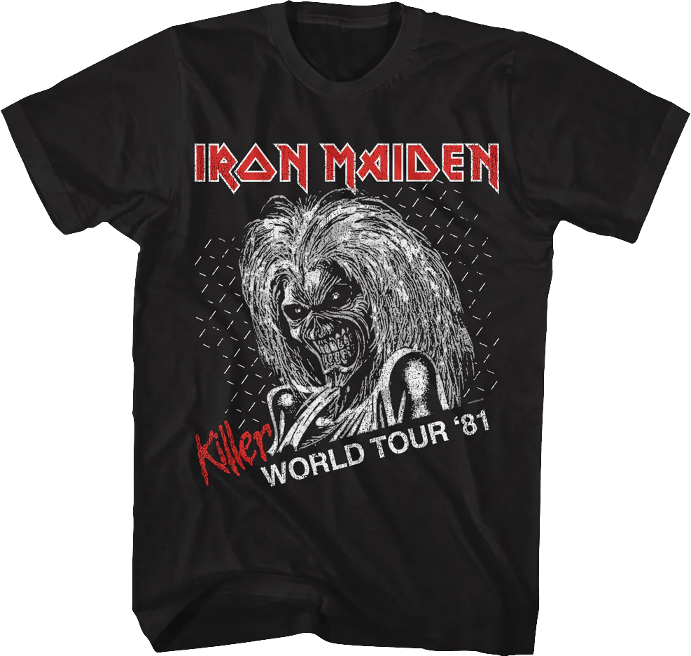 Killer World Tour '81 Iron Maiden T-Shirt