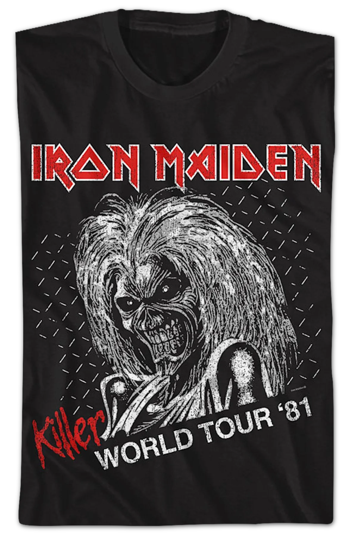 Killer World Tour '81 Iron Maiden T-Shirt - Image 2
