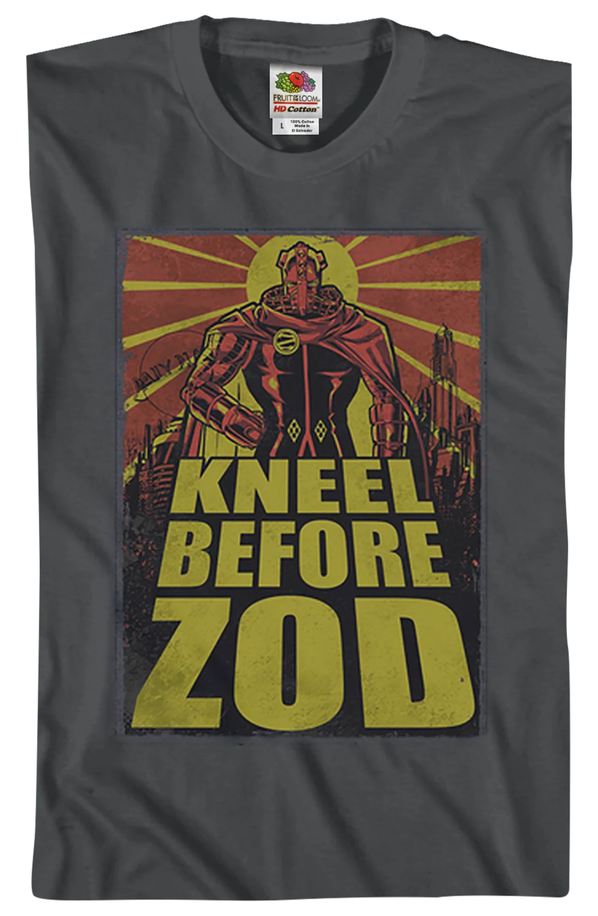 Kneel Before Zod DC Comics T-Shirt - Image 2