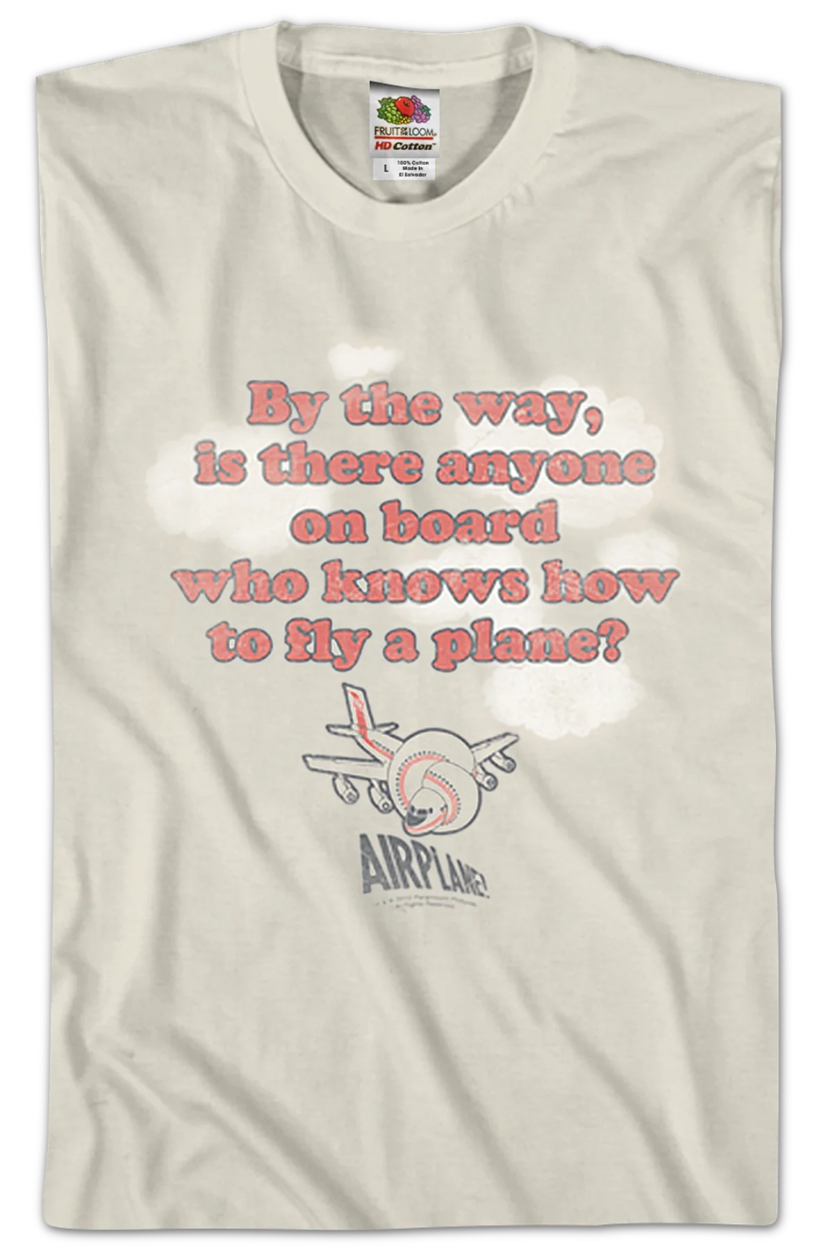 Knows How To Fly Airplane T-Shirt - Image 2