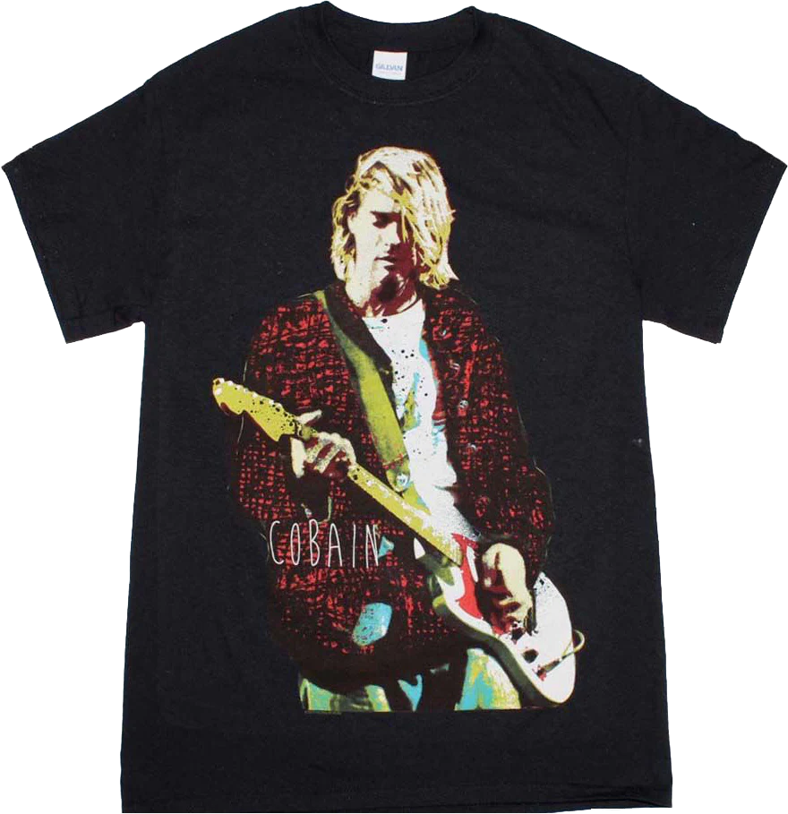 Kurt Cobain Photo Nirvana T-Shirt