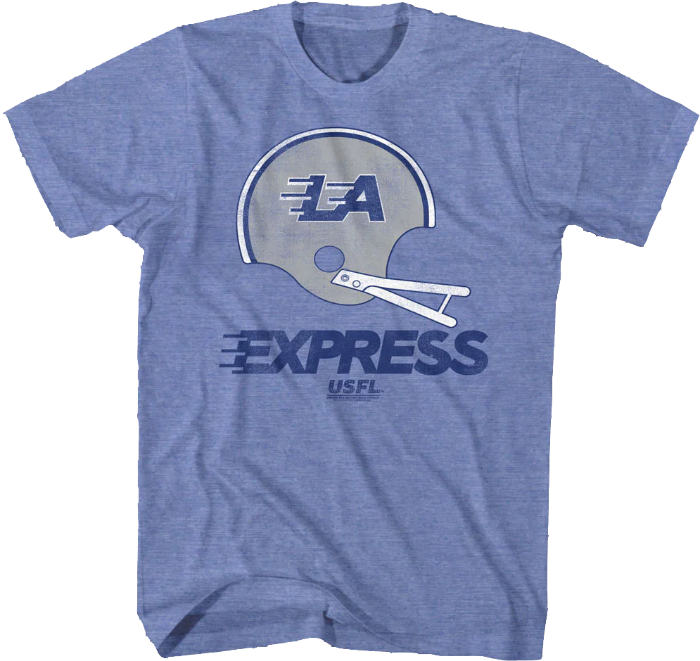 LA Express Helmet USFL T-Shirt