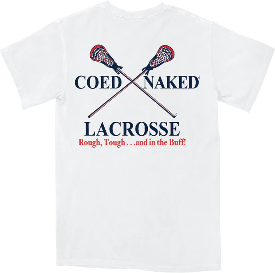 Lacrosse Coed Naked T-Shirt