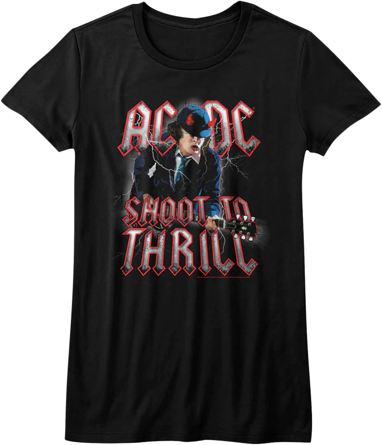 Ladies ACDC Shoot To Thrill Shirt