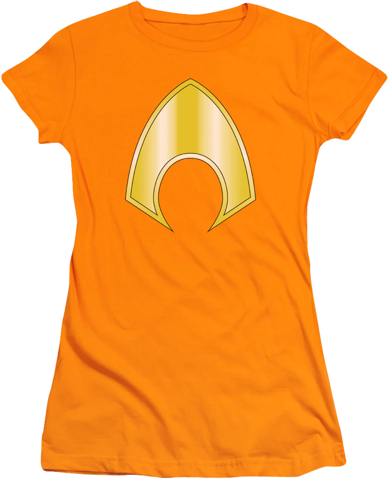 Ladies Aquaman Logo DC Comics Shirt