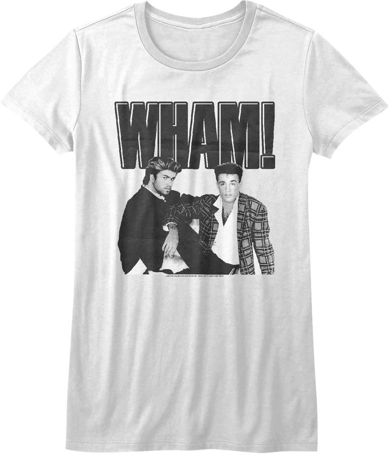 Ladies Black and White Wham Shirt