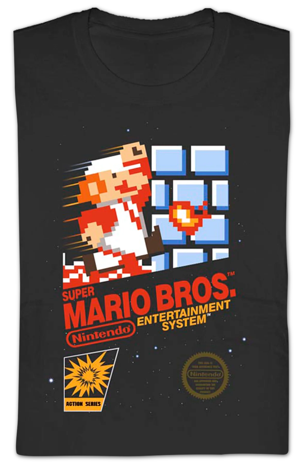 Ladies Cartridge Art Super Mario Brothers Shirt - Image 2