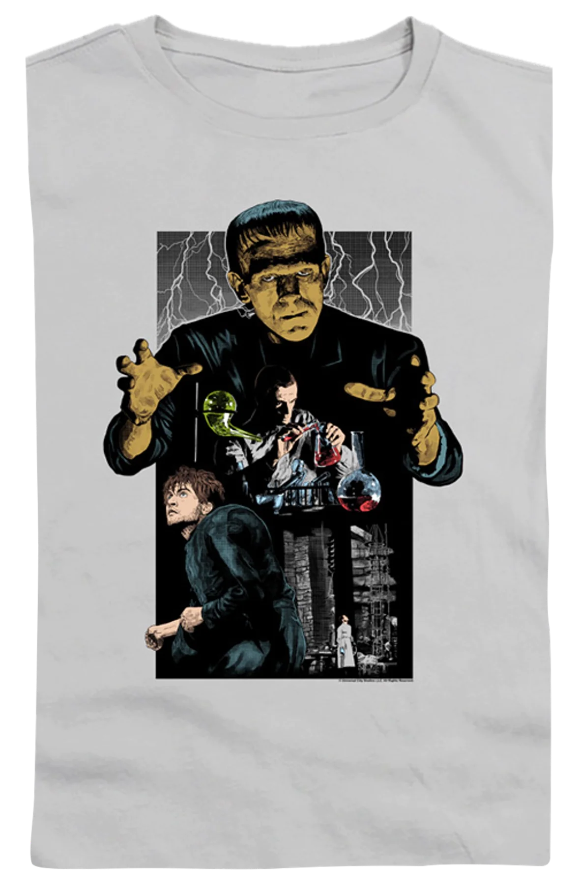 Ladies Collage Frankenstein Shirt - Image 2