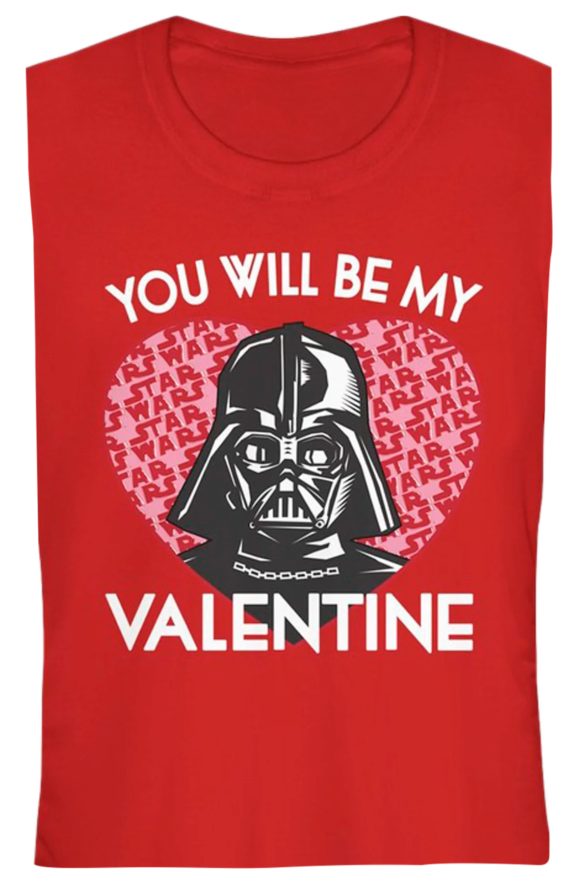 Ladies Darth Vader Valentine Star Wars Shirt - Image 2