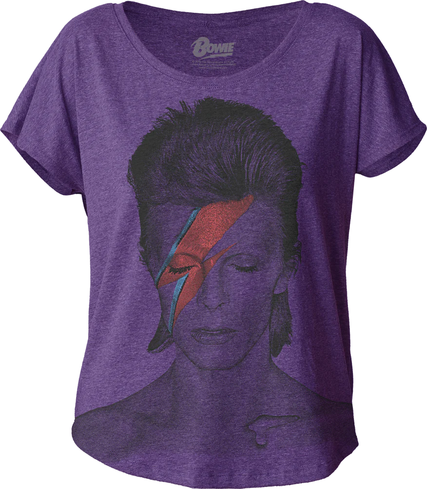 Ladies David Bowie Dolman Shirt
