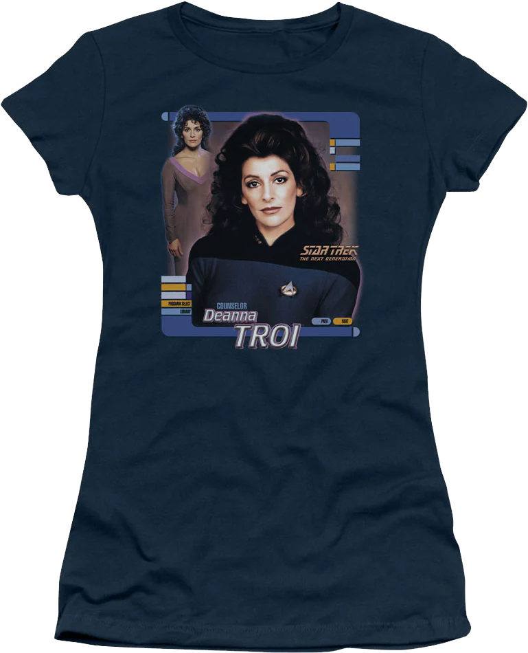 Ladies Deanna Troi Star Trek The Next Generation Shirt