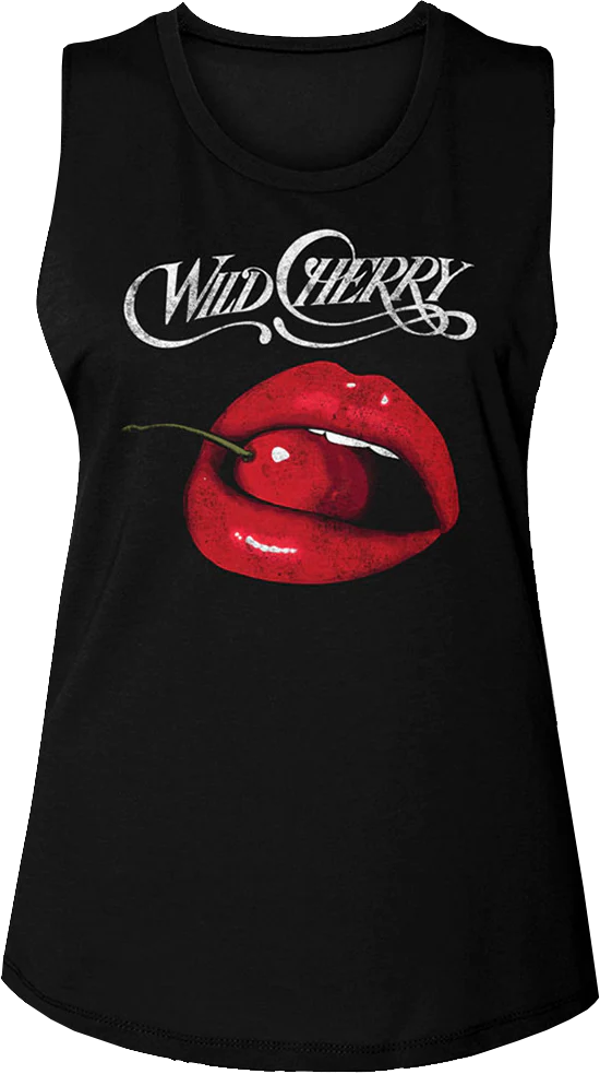 Ladies Debut Wild Cherry Muscle Tank Top