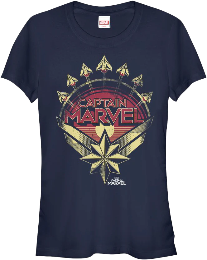 Ladies Fighter Planes Captain Marvel Shirt