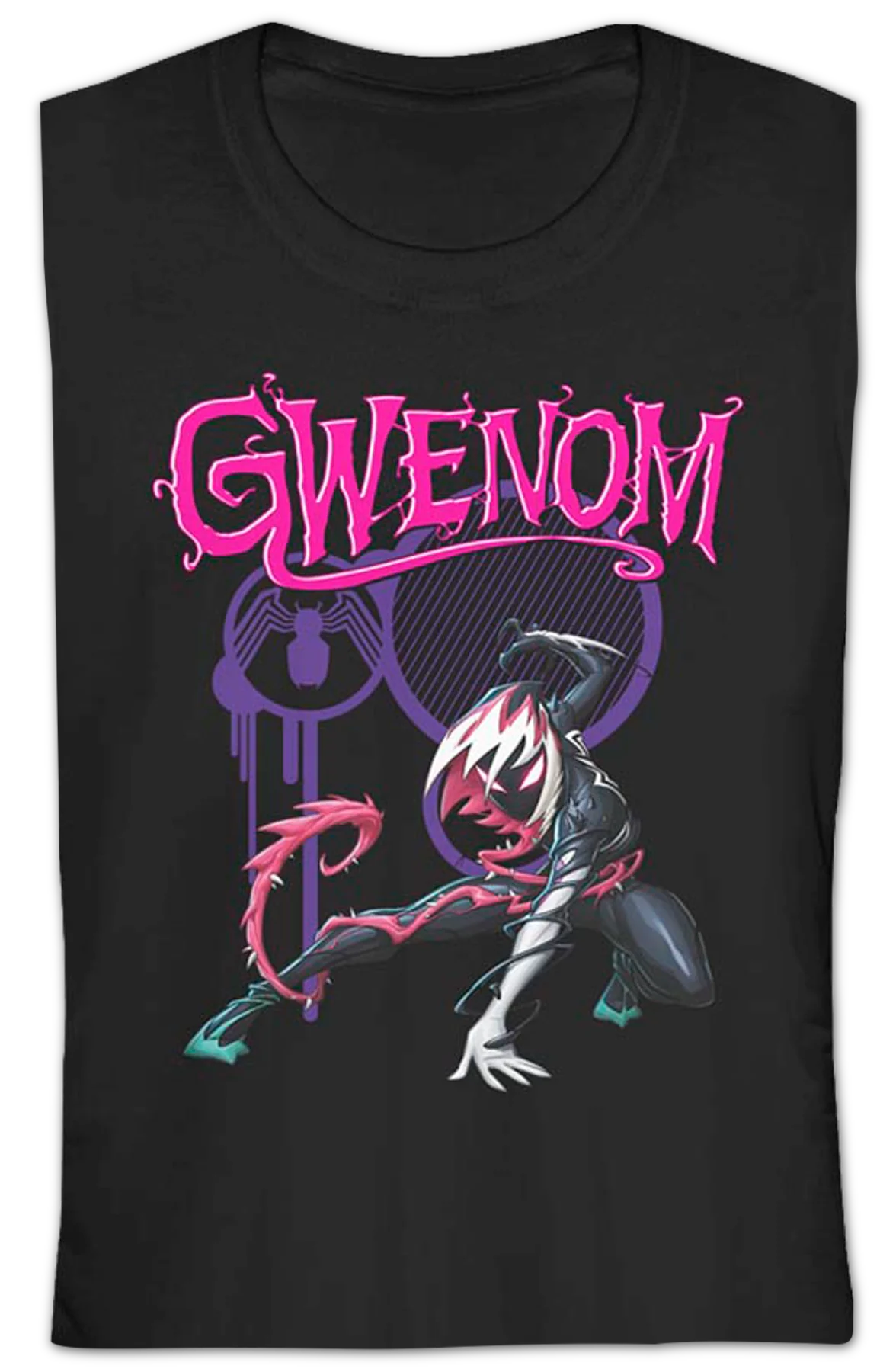 Ladies Gwenom Marvel Comics Shirt - Image 2