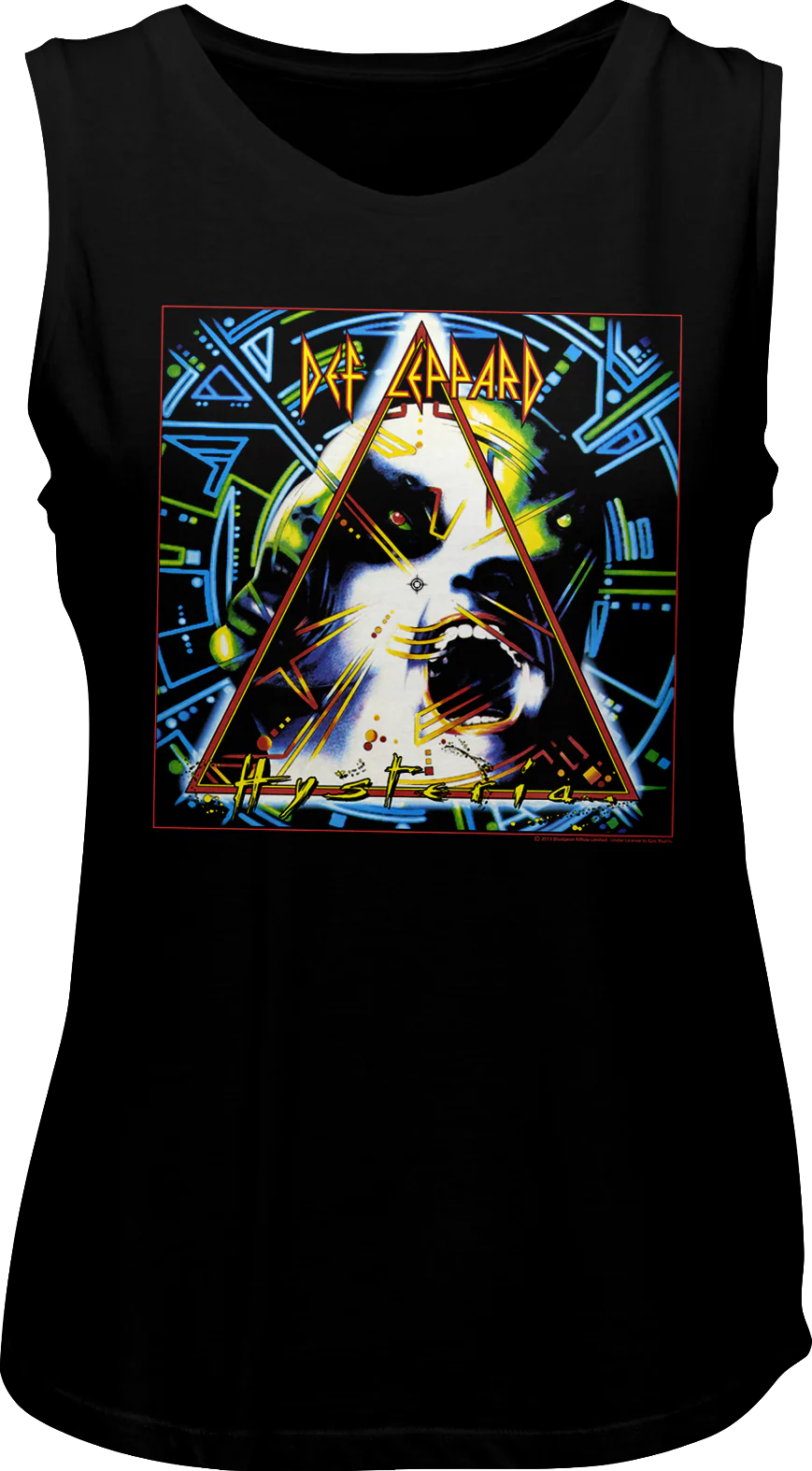 Ladies Hysteria Def Leppard Muscle Tank Top