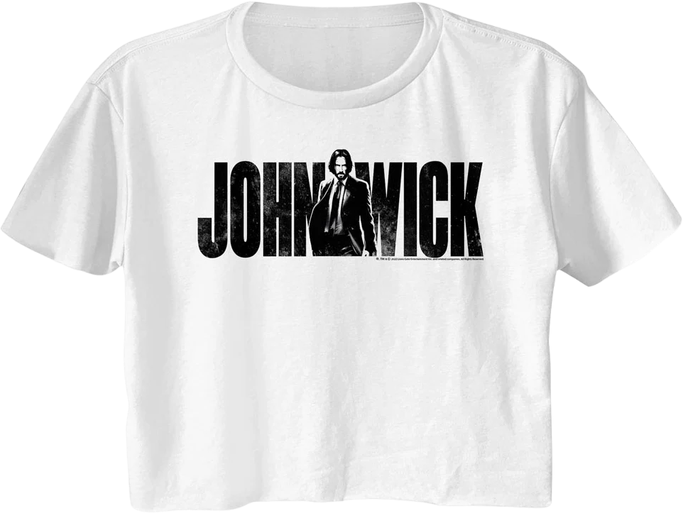 Ladies John Wick Crop Top