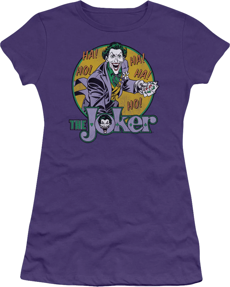 Ladies Laughing Joker Batman Shirt
